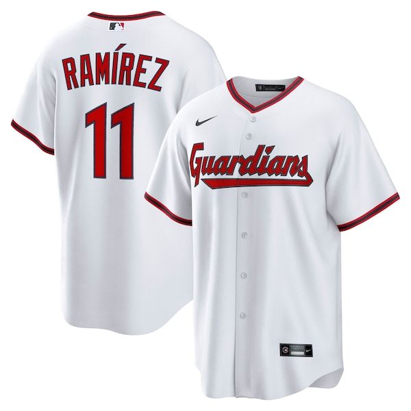 Nike José Ramírez Cleveland Guardians Home Replica Jersey White