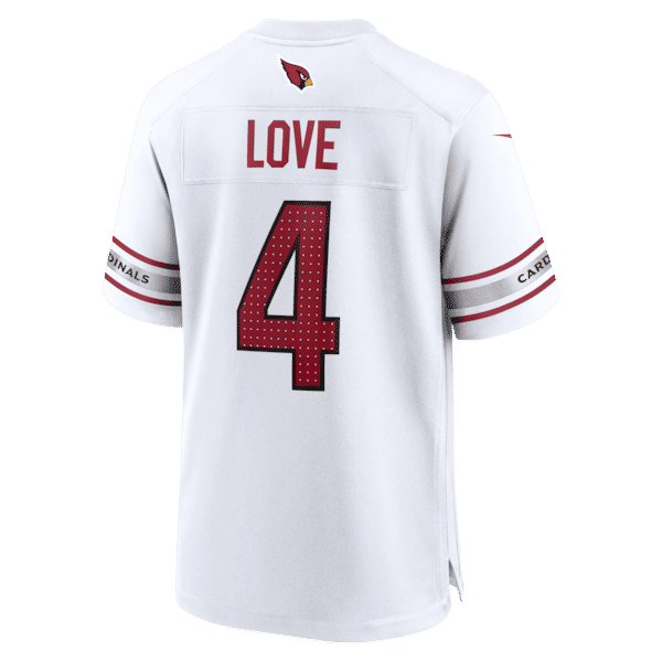 Nike Jeremiyah Love Arizona Cardinals Game Player Jersey White