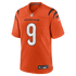 Nike Joe Burrow Cincinnati Bengals Alternate Game Jersey Orange