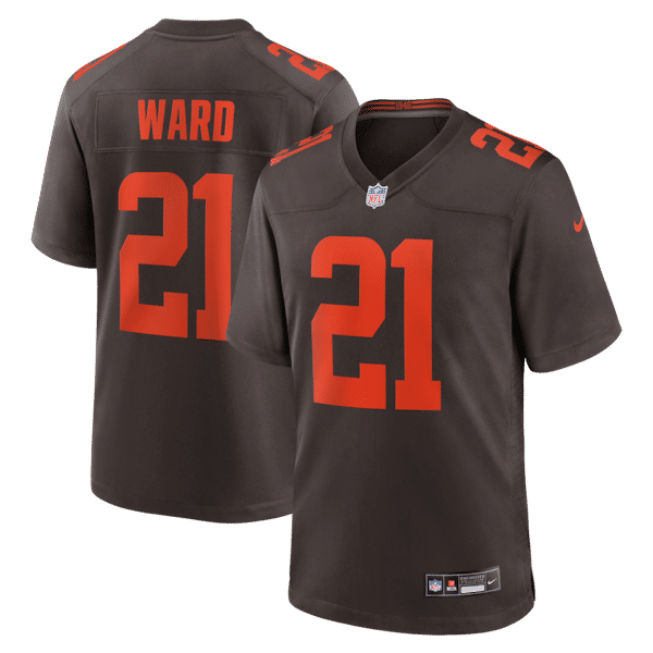 Nike Denzel Ward Cleveland Browns Alternate Alpha Dawg Game Jersey Brown
