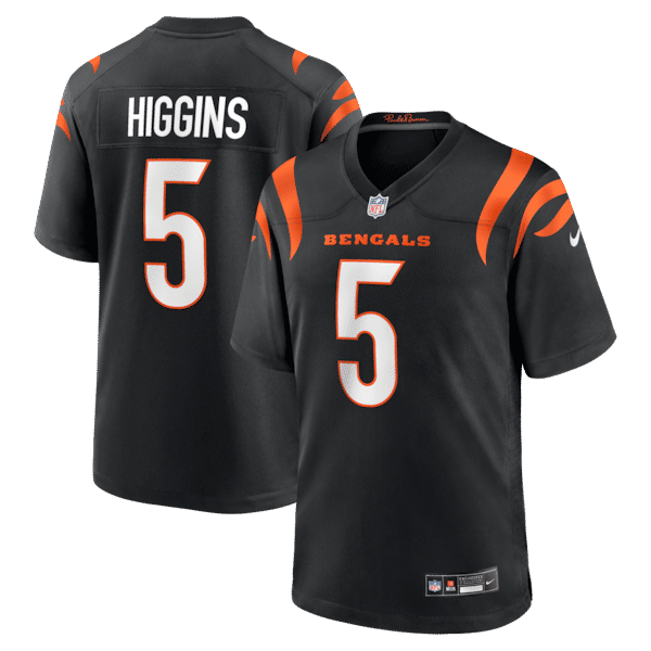 Nike Tee Higgins Cincinnati Bengals Game Jersey Black
