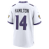Nike Kyle Hamilton Baltimore Ravens Game Jersey White