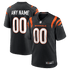 Nike Cincinnati Bengals Custom Game Jersey Black