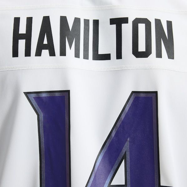 Nike Kyle Hamilton Baltimore Ravens Game Jersey White
