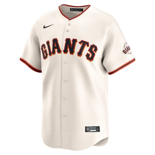 Nike San Francisco Giants Home Limited Custom Jersey Cream