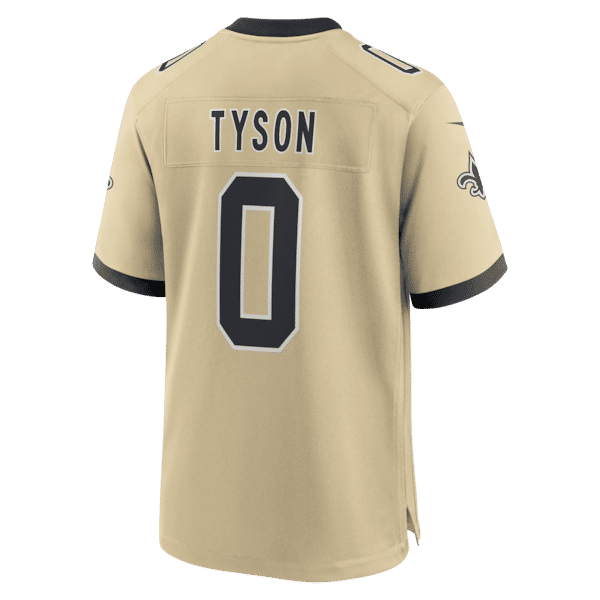 Nike Jordyn Tyson New Orleans Saints 2026 Draft Pick No. 8 Alternate Game Jersey Gold