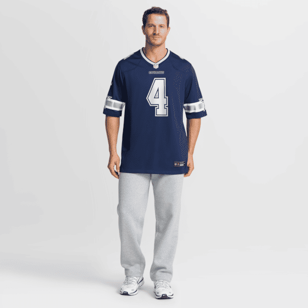 Nike Dak Prescott Dallas Cowboys Game Team Jersey Navy