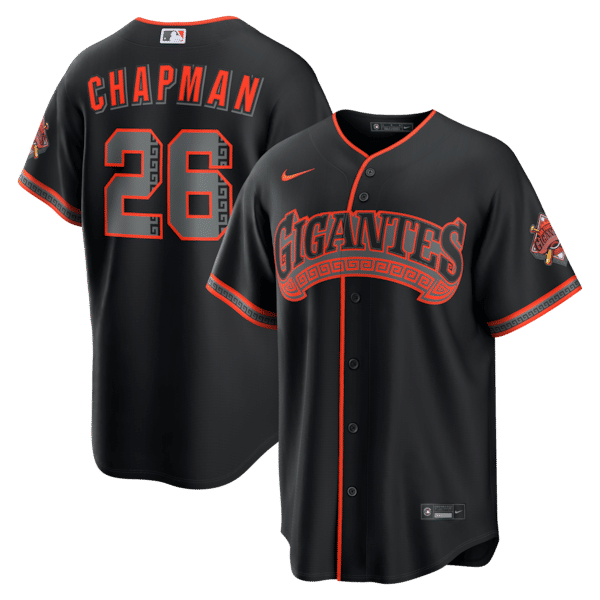 Nike Matt Chapman San Francisco Giants Alternate Stadium Jersey Black