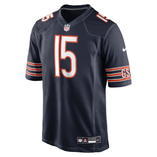 Nike Rome Odunze Chicago Bears Game Jersey Navy