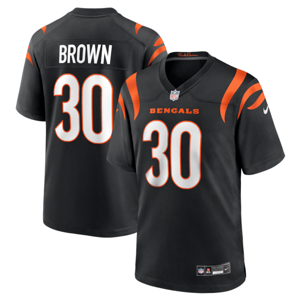Nike Chase Brown Cincinnati Bengals Game Jersey Black