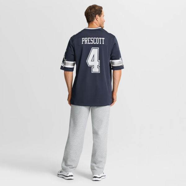 Nike Dak Prescott Dallas Cowboys Game Team Jersey Navy