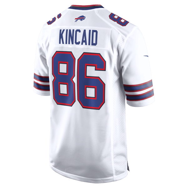 Nike Dalton Kincaid Buffalo Bills Game Jersey White