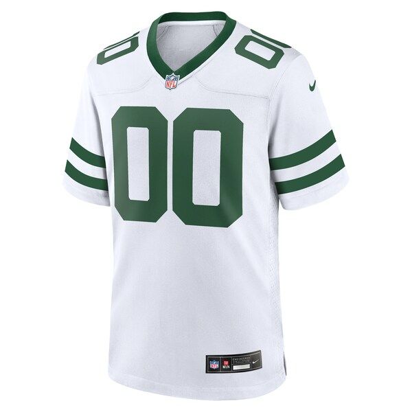 Nike New York Jets Custom Game Jersey White