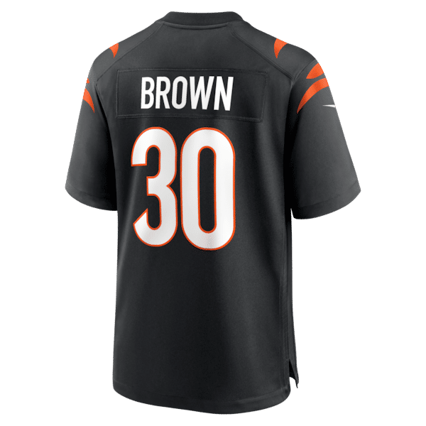 Nike Chase Brown Cincinnati Bengals Game Jersey Black