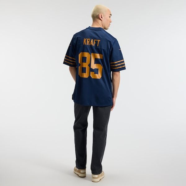 Nike Tucker Kraft Green Bay Packers Alternate Game Jersey Navy