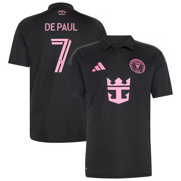 Adidas Rodrigo De Paul Inter Miami CF 2026 Presagio Replica Jersey Black