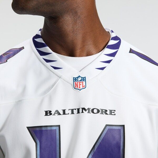 Nike Kyle Hamilton Baltimore Ravens Game Jersey White