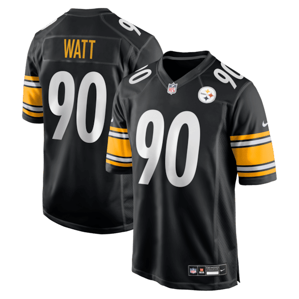 Nike T.J. Watt Pittsburgh Steelers Game Jersey Black