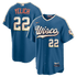 Nike Christian Yelich Milwaukee Brewers 2026 City Connect Stadium Jersey Mineral Blue