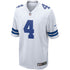 Nike Dak Prescott Dallas Cowboys Game Jersey White