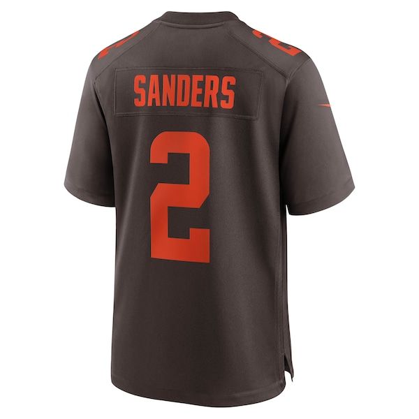 Nike Shedeur Sanders Cleveland Browns Alternate Game Jersey Brown