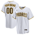 Nike San Diego Padres Home Replica Custom Jersey White