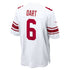 Nike Jaxson Dart New York Giants Game Jersey White