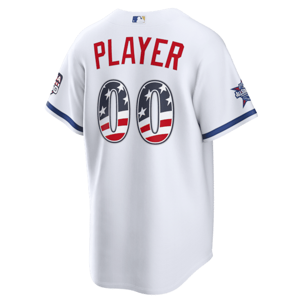 Nike Bobby Witt Jr. Kansas City Royals 2026 All-Star Edition Stars & Stripes Stadium Jersey White