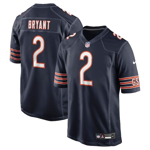 Nike Coby Bryant Chicago Bears Team Game Jersey Navy
