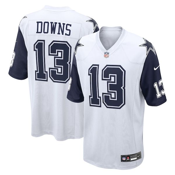 Nike Caleb Downs Dallas Cowboys 2026 NFL Draft First Round Pick No. 11 Game Jersey White