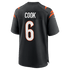 Nike Bryan Cook Cincinnati Bengals Game Jersey Black
