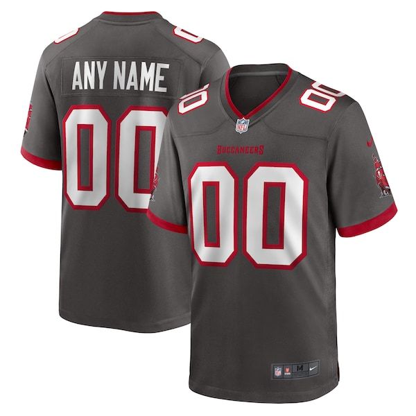 Nike Tampa Bay Buccaneers Custom Game Jersey Pewter