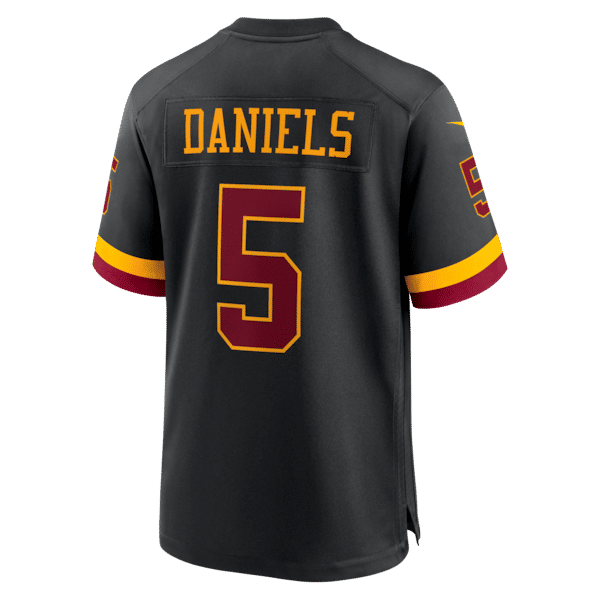 Nike Washington Commanders Jayden Daniels Alternate Game Jersey Black