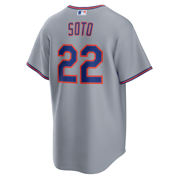 Nike Juan Soto New York Mets Road Replica Jersey Gray