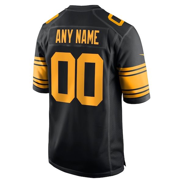 Nike Pittsburgh Steelers Custom Game Jersey Black