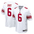 Nike Jaxson Dart New York Giants Game Jersey White