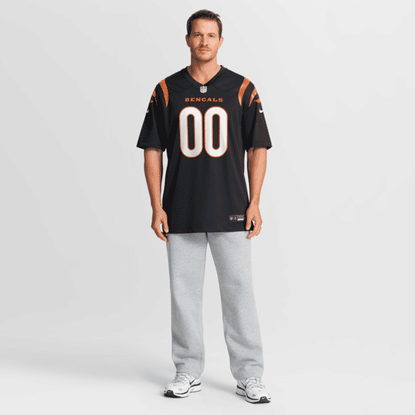 Nike Cincinnati Bengals Custom Game Jersey Black