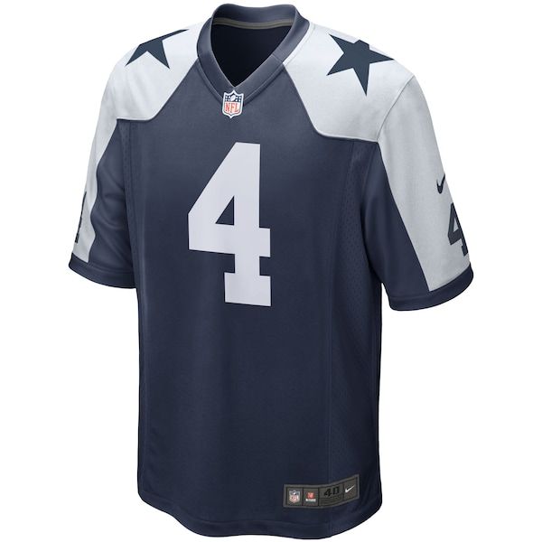 Nike Dak Prescott Dallas Cowboys Alternate Game Jersey Navy