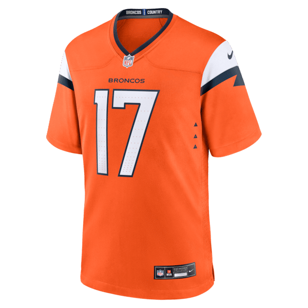 Nike Jaylen Waddle Denver Broncos Game Jersey Orange