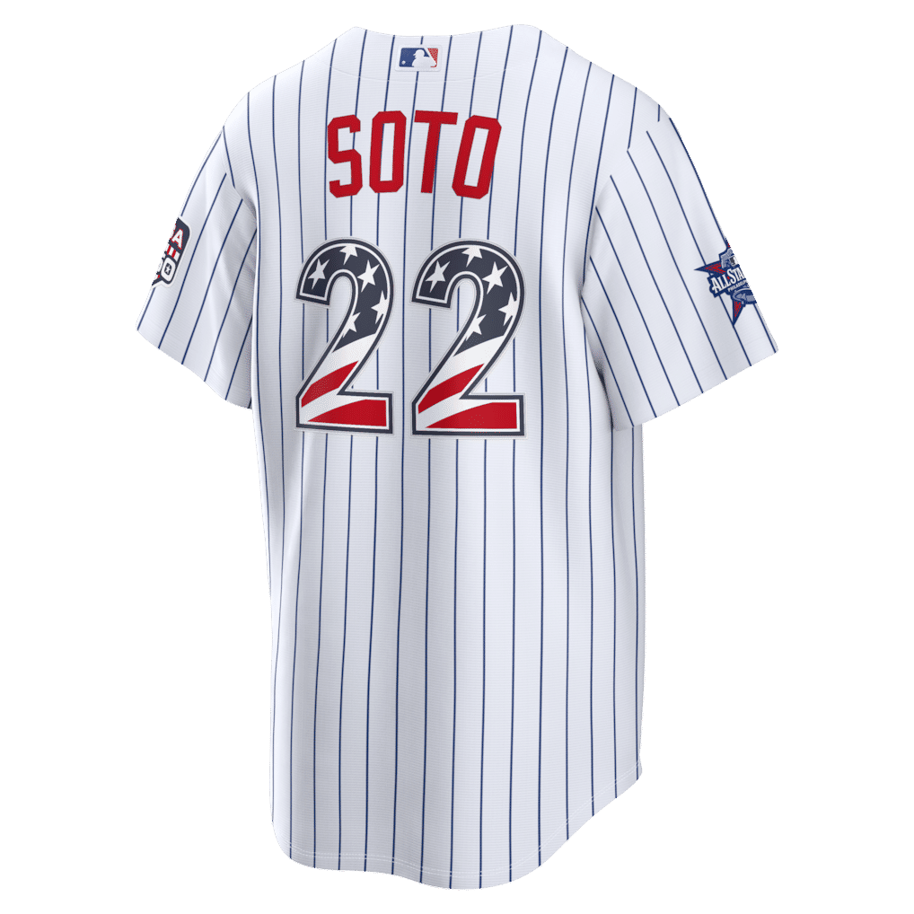Nike Juan Soto New York Mets 2026 All-Star Game Stars & Stripes Stadium Jersey White