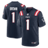 Nike A.J. Brown New England Patriots Game Jersey Navy