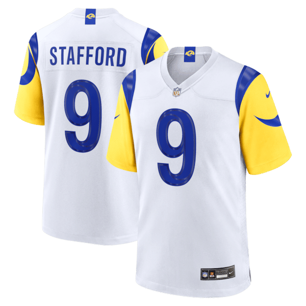 Nike Matthew Stafford Los Angeles Rams Game Jersey White