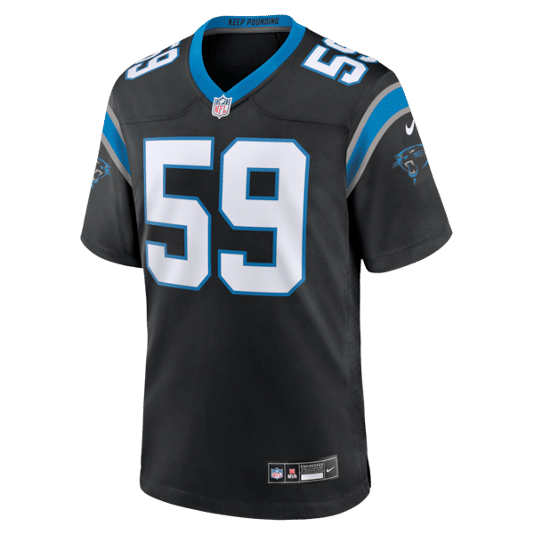 Nike Luke Kuechly Carolina Panthers Game Jersey Black