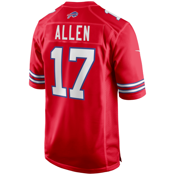 Nike Josh Allen Buffalo Bills Game Jersey Red