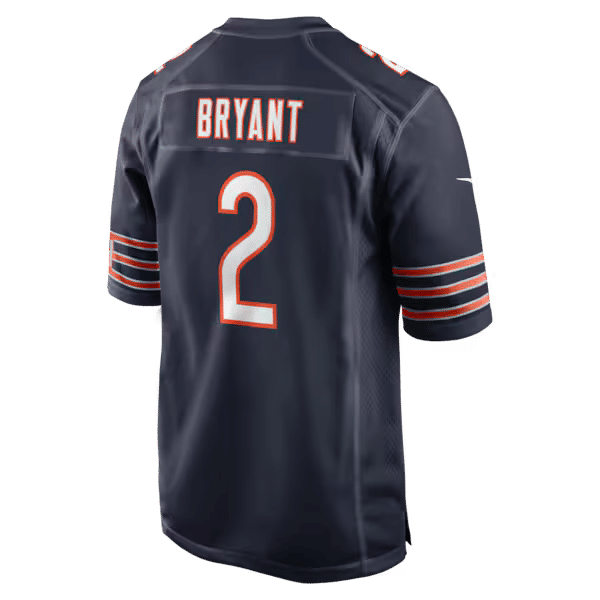 Nike Coby Bryant Chicago Bears Team Game Jersey Navy