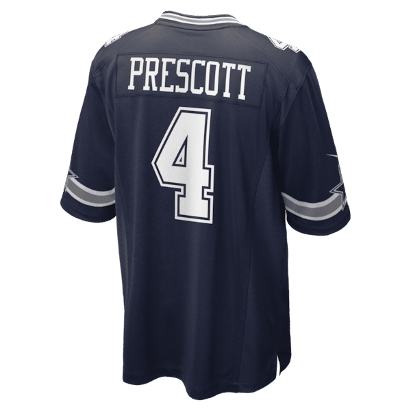 Nike Dak Prescott Dallas Cowboys Game Team Jersey Navy