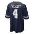 Nike Dak Prescott Dallas Cowboys Game Team Jersey Navy