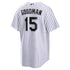 Nike Hunter Goodman Colorado Rockies Home Replica Jersey White