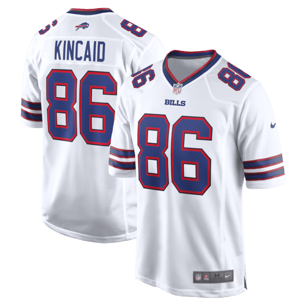 Nike Dalton Kincaid Buffalo Bills Game Jersey White