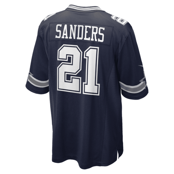 Nike Deion Sanders Dallas Cowboys Team Retired Player Game Jersey Navy